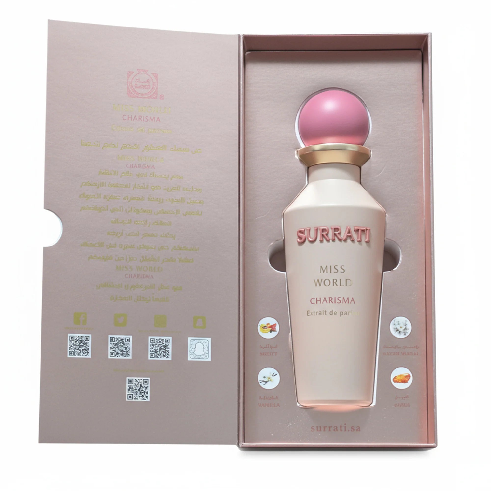Surrati Miss World Charisma Extrait de Parfum 150ml | Luxury Arabic Perfume